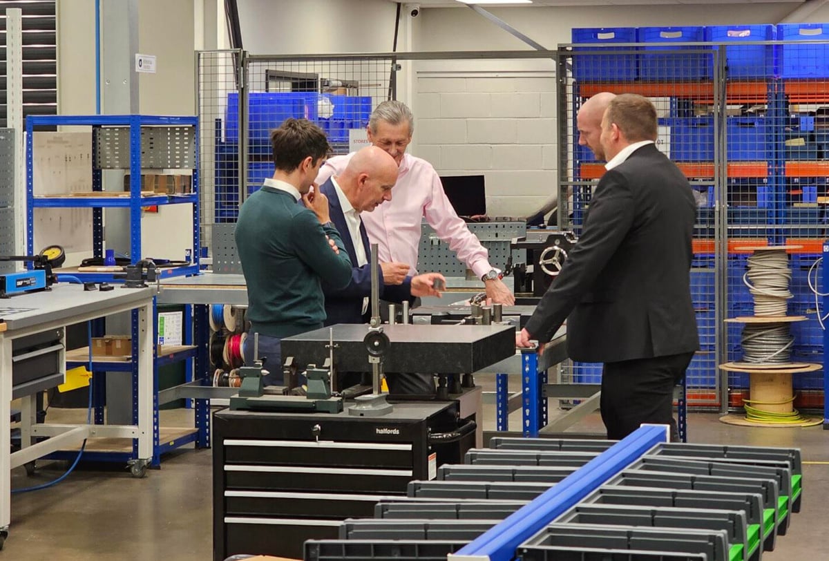 Matt Western MP tour of Aeristech facilities